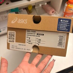 Asics Women's GEL-1130 Cream/Pure Silver